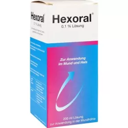 HEXORAL 0,1% lahus, 200 ml