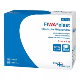 FIXIERBINDE elastne 8 cmx4 m tsellofaan, 1 tk