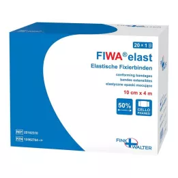 FIXIERBINDE elastne 10 cmx4 m tsellofaan, 1 tk