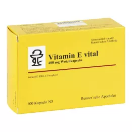 Vitamiin E vital 400 mg Rennersche Apotheke Softk.(100 tükki)
