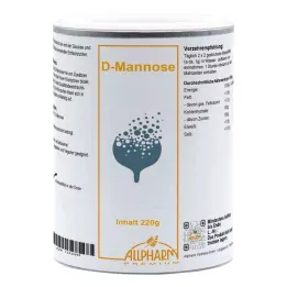 D-MANNOSE PULVER Säilituskarp, 220 g