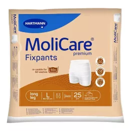 MOLICARE Premium Fix püksid pikkade jalgadega suurus L, 25 tk