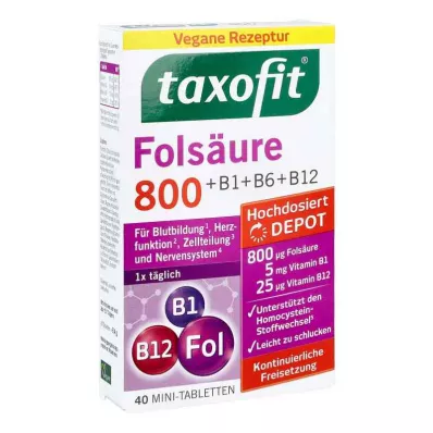Taxofit foolhape 800 depo tabletti (40 tk)