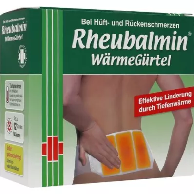 RHEUBALMIN HeatBelt, 3 tk