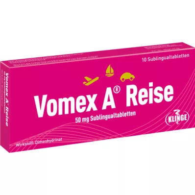 VOMEX A Reise 50 mg suukaudsed tabletid, 10 tk