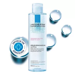 ROCHE-POSAY Micellar Cleansing Fluid Reaktiivne nahk, 400 ml