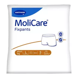 MOLICARE Fixpüksid lühikese säärega suurus L, 3 tk