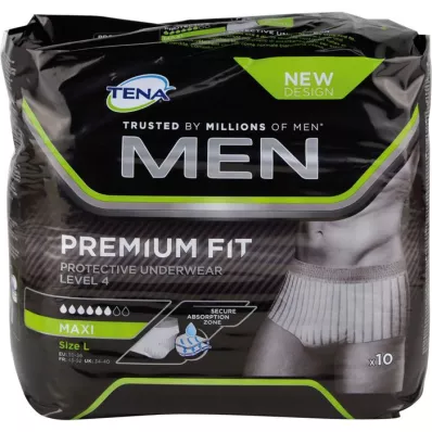 TENA MEN Level 4 Premium Fit Prot.Underwear L, 10 tk