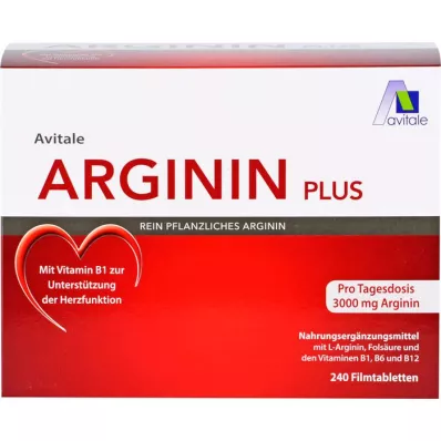 ARGININ PLUS B1+B6+B12+Foolhappe kiletabletid, 240 tk