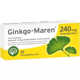 GINKGO-MAREN 240 mg õhukese polümeerikattega tabletid, 30 tk