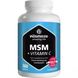 MSM HOCHDOSIERT+Vitamiinikapslid, 360 tk