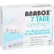 ANABOX Kompaktne 7-päevane iganädalane dosaator valge, 1 tk