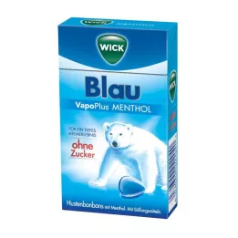 WICK BLAU Suhkruta mentooli kommid Clickbox, 46 g