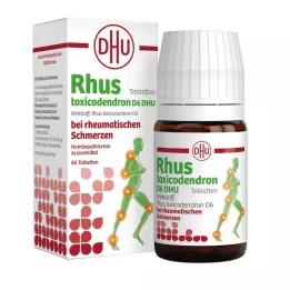 RHUS TOXICODENDRON D 6 Tabl.reumaatilise valu puhul, 80 tk