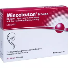 MINOXICUTAN Naised 20 mg/ml sprei, 3X60 ml