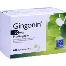 GINGONIN 120 mg kõvakapslid, 60 tk