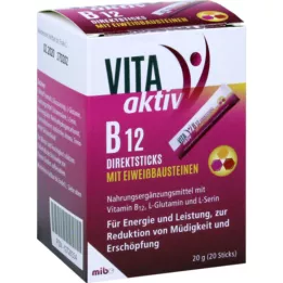 VITA AKTIV B12 otsepulgad valkude ehitusplokkidega, 20 tk