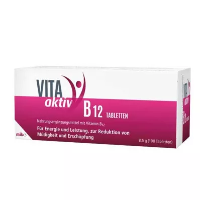 VITA AKTIV B12 tabletid, 100 tk VITA AKTIV B12 tabletid, 100 tk