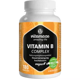 VITAMIN B COMPLEX suure annusega vegan tabletid, 180 tk