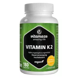 VITAMIN K2 200 μg suure annusega vegan tabletid, 180 tk