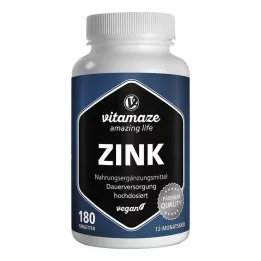 ZINK 25 mg suures annuses vegan tabletid, 180 tk