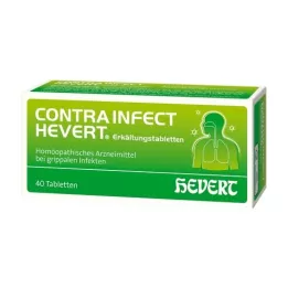 CONTRAINFECT Hevert külmatabletid, 40 tk