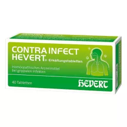 CONTRAINFECT Hevert külmatabletid, 40 tk