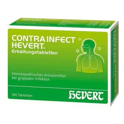 CONTRAINFECT Hevert külmatabletid, 100 tk CONTRAINFECT Hevert külmatabletid, 100 tk