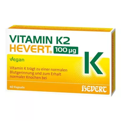 VITAMIN K2 HEVERT 100 μg kapslid, 60 tk