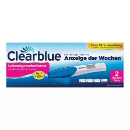 CLEARBLUE rasedustesti nädala määramisega, 2 tk