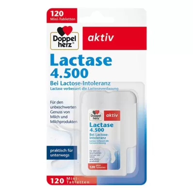 DOPPELHERZ Lactase 4500 tabletti, 120 tk