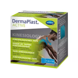 DERMAPLAST Aktiivne kinesioloogiline teip 5 cmx5 m sinine, 1 tk