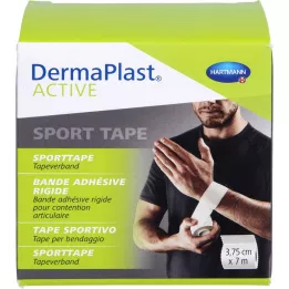 DERMAPLAST Active Sport Tape 3,75 cmx7 m valge, 1 tk