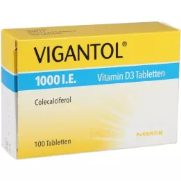 [1000 i.U. D3-vitamiini tabletid, 100 tk