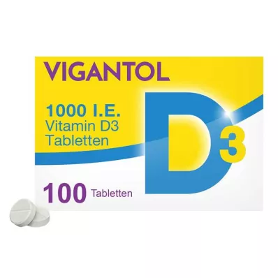 Vigantol 1000 IU D3-vitamiini tabletid, 100 tk