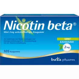 NICOTIN beetamündi 2 mg toimeainet sisaldav närimiskumm, 105 tk