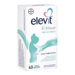 ELEVIT 3 pehmet laktatsioonikapslit, 60 tk