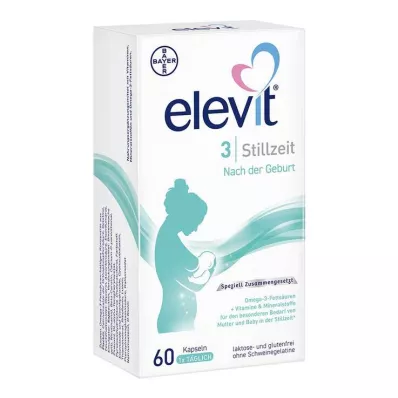 Elevit 3 imetamispehmed kapslid, 60 tk Elevit 3 imetamispehmed kapslid, 60 tk