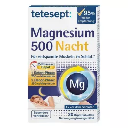 TETESEPT Magneesium 500 ööpäevased tabletid, 30 tk