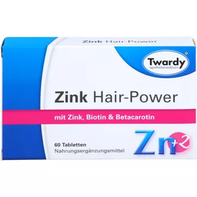 ZINK HAIR-Elektritabletid, 60 tk