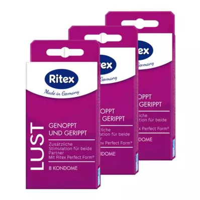 RITEX Lust kondoomide komplekt, 24 tk