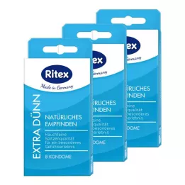RITEX ekstra õhukesed kondoomid, 24 tk
