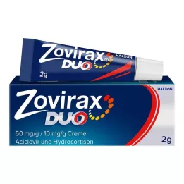 ZOVIRAX Duo 50 mg/g / 10 mg/g kreem, 2 g