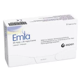 EMLA 25 mg/g + 25 mg/g kreem + 12 Tegaderm Pl., 5X5 g