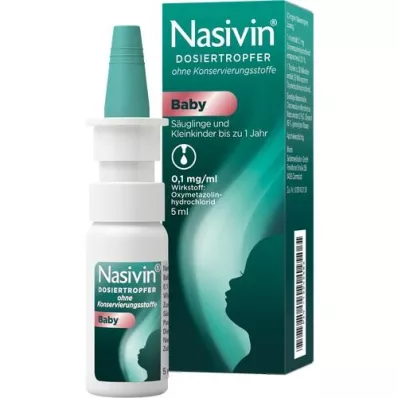 NASIVIN Annustamissüstik ilma kons. beebi, 5 ml