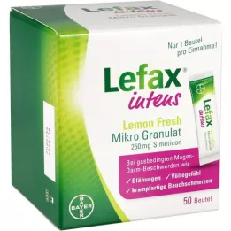 LEFAX intens Lemon Fresh Micro Granul.250 mg Sim., 50 tk