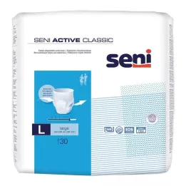 SENI Active Classic Inkontinentaalpüksid ühekordseks kasutamiseks L, 30 tk