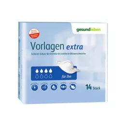 GESUND LEBEN Šabloonid mehed ekstra, 10 tk