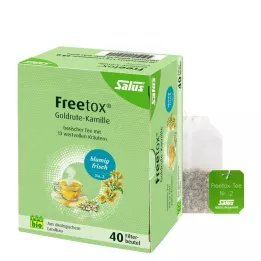 FREETOX Tee Kuldpõõsas-kummel Orgaaniline Salus filterrohi, 40 tk