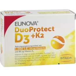 EUNOVA DuoProtect D3+K2 1000 I.E./80 μg kapslid, 30 tk